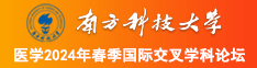 大鸡吧插白虎在线南方科技大学医学2024年春季国际交叉学科论坛